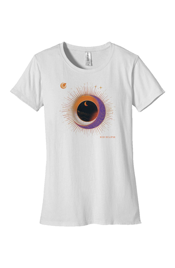 Purple Nebula - Eco Eclipse Womens Classic T Shirt