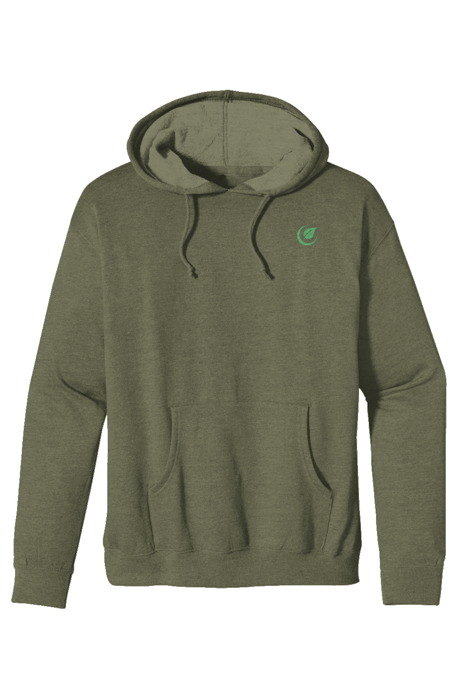 Eco Eclipse logo Organic/Recycled Heather Pullover Hoodie