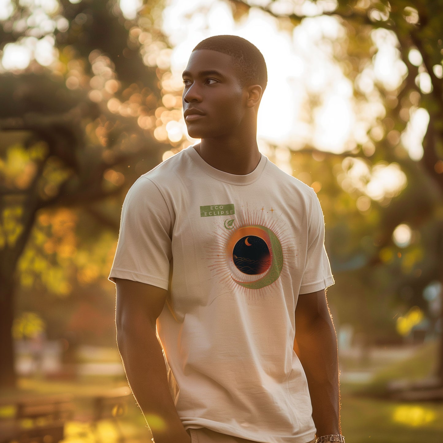 Cosmic Eclipse - Eco Friendly T-shirt 
