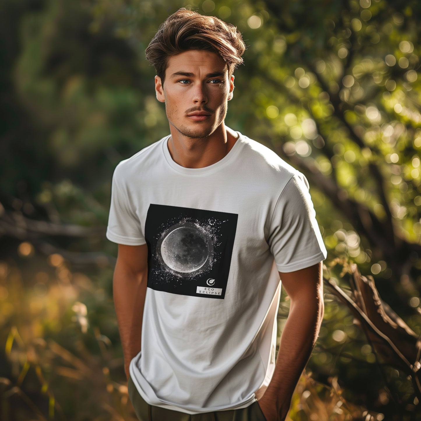 Eclipse Noir - Eco Friendly T-shirt 