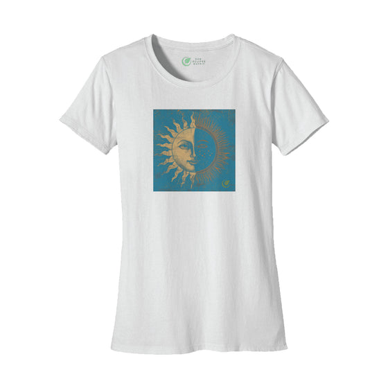 Sun-Twins: Eternal Glow - Eco Friendly T-shirt 👕♲🌱 ECO ECLIPSE OUTFIT