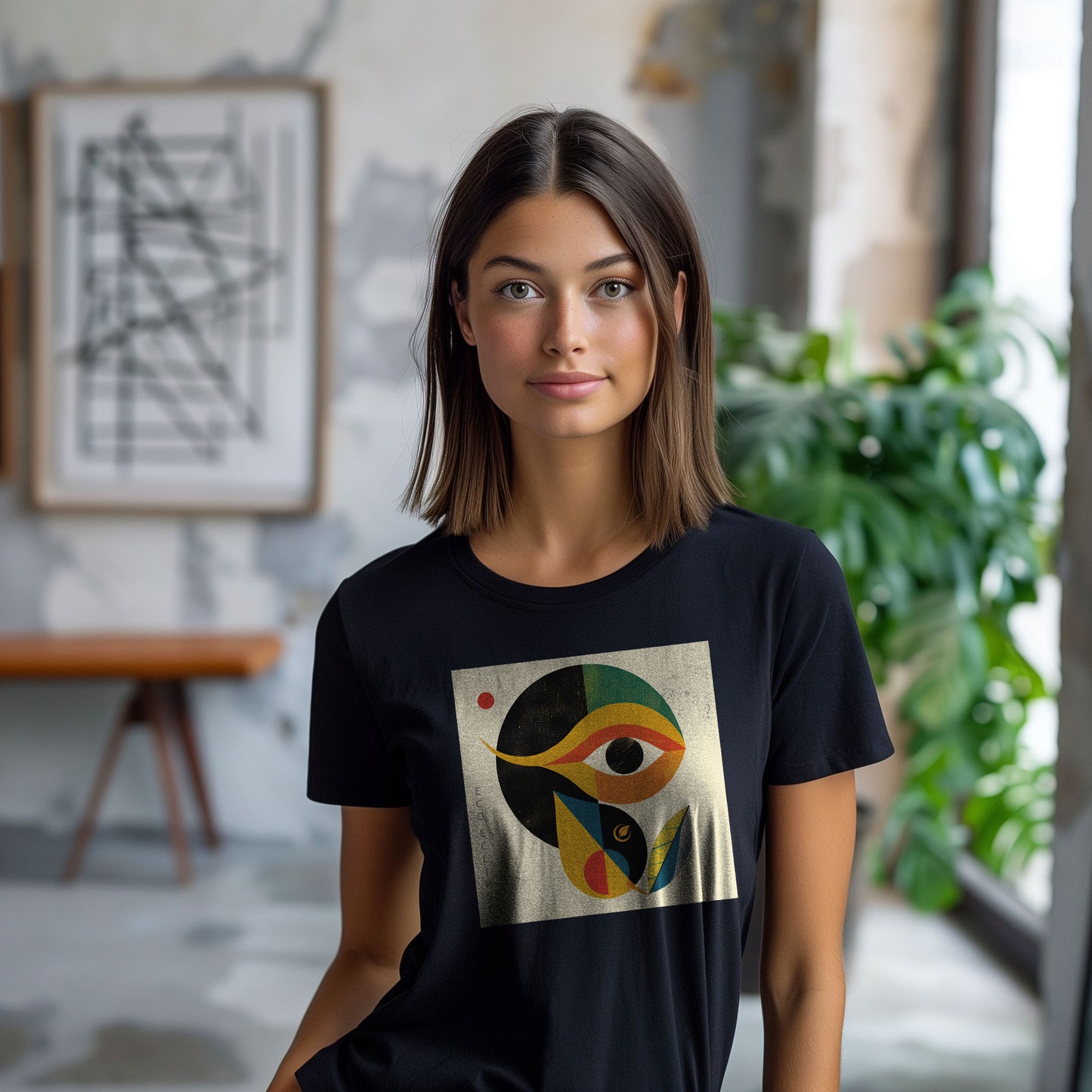 Eco Vista - Eco Friendly black T-shirt