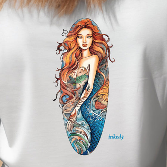 Ginger Ariel Longboard T-shirt - inked3 T-shirt