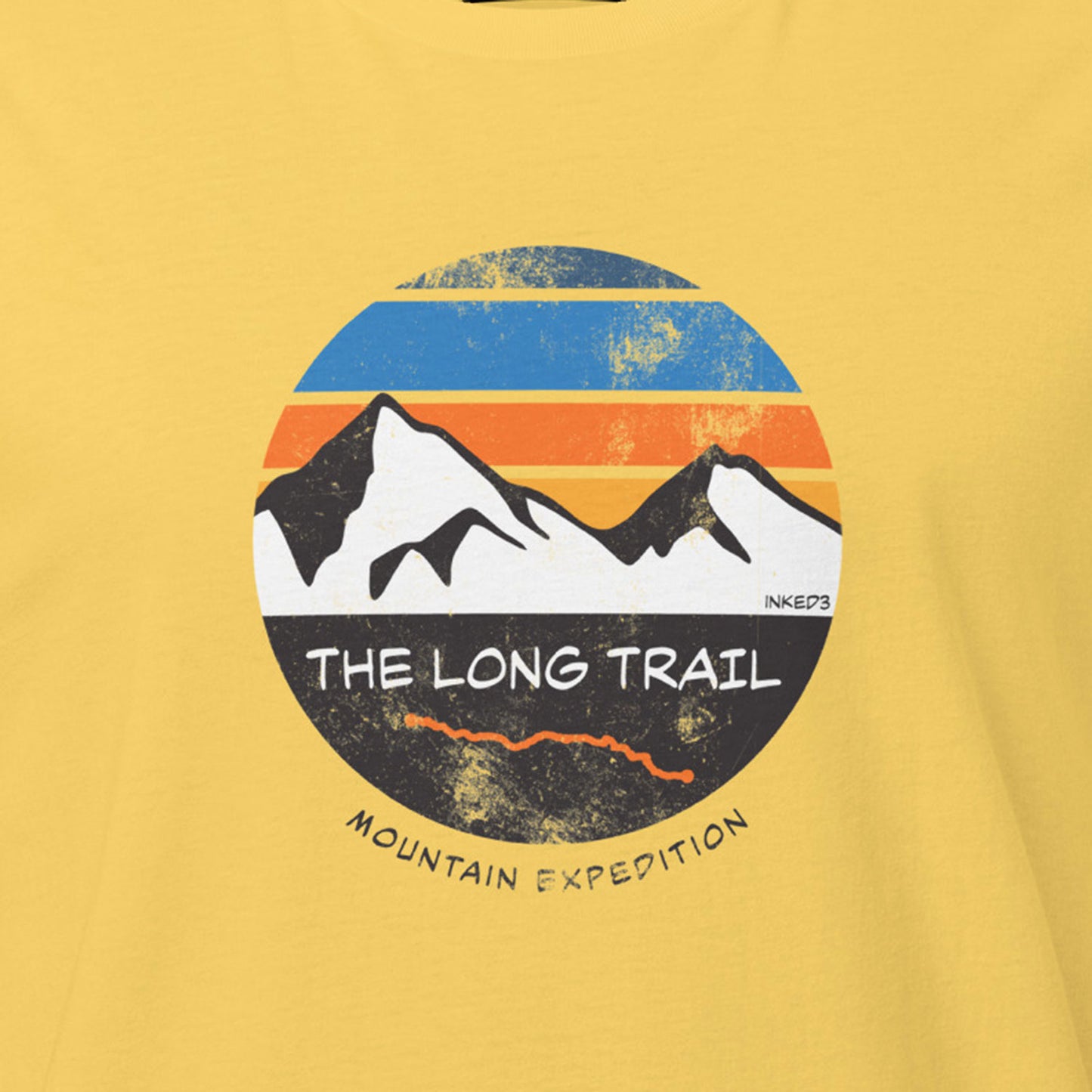 The Long Trail Mountain Expedition / Morning T-shirt - inked3 T-shirt