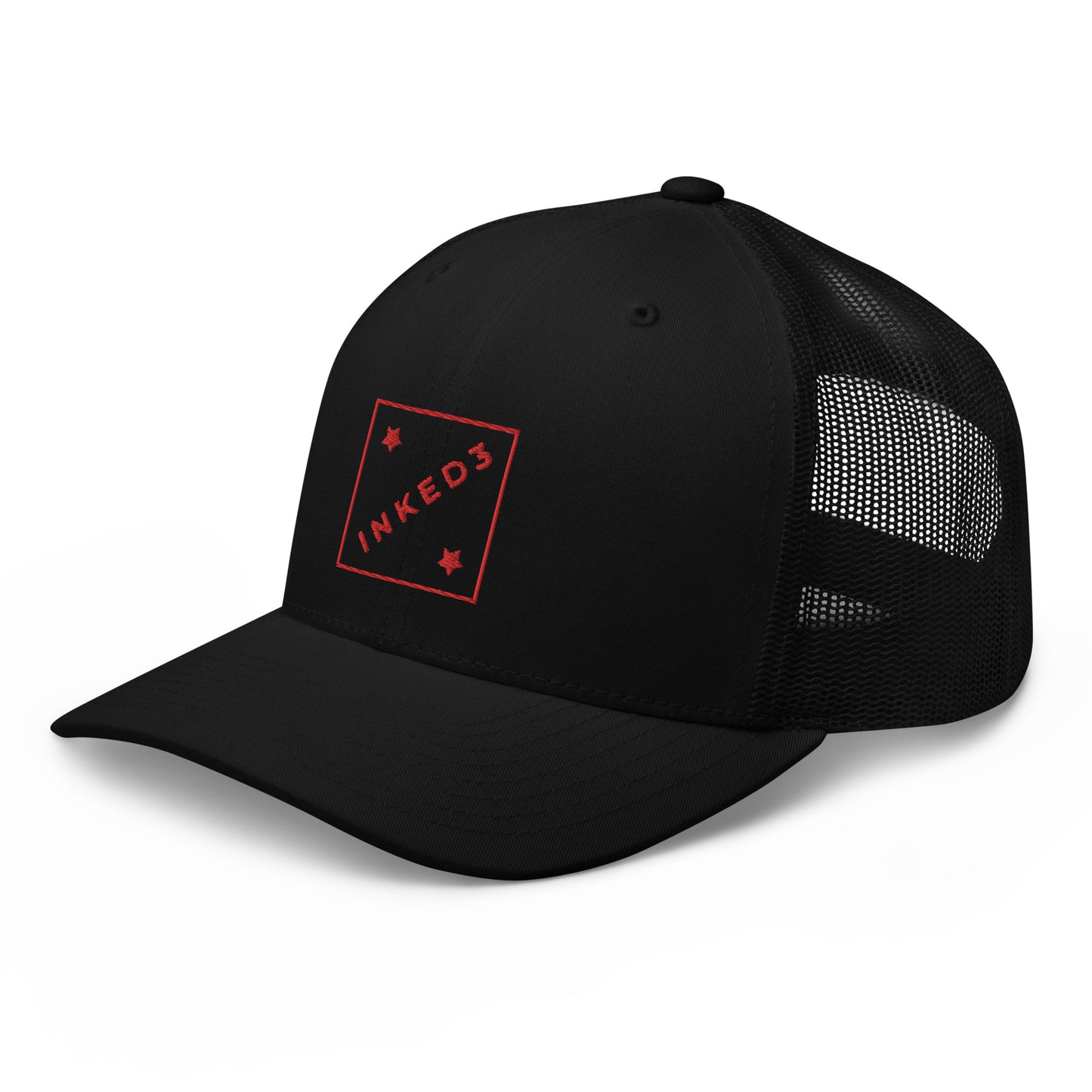 Adventure Ready INKED3 Square Trucker Cap - inked3 Hats