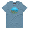 Wild and Free Tent Life Raining T-shirt - inked3 T-shirt Ocean Blue / S