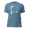 Blue Ice Rock Climbing / Never Stop Exploring T-shirt - inked3 T-shirt