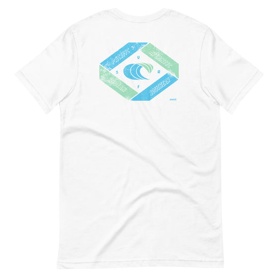 OCEAN 4 SURF CORAL REEF T-SHIRT - inked3 T-shirt White / S