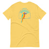 Caribbean Wildlife / Blackbeard's Pirate Parrot - Back printed T-shirt - inked3 T-shirt Yellow / S