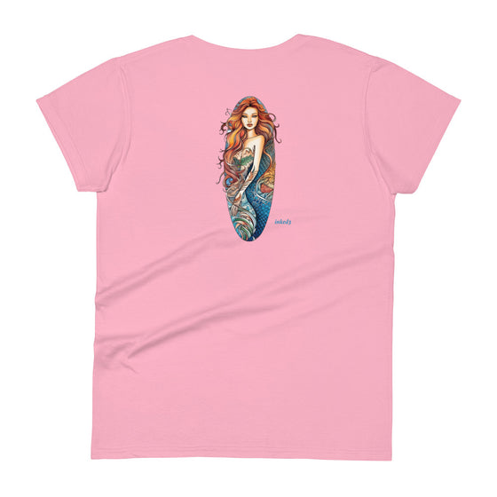 Ginger Ariel Longboard T-shirt - inked3 T-shirt