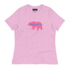 Cali Bear Wilderness / Pink Snowing California - Relaxed Fit T-shirt - inked3 T-shirt Heather Prism Lilac / S