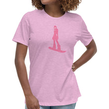  Snowboard Chick / Shred Betty Snowing - Woman's relaxed fit t-shirt - inked3 T-shirt