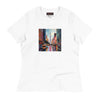 5th Avenue Summer Rain T-Shirt - inked3 T-shirt White / S