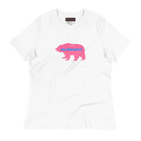 Cali Bear Wilderness / Pink Snowing California - Relaxed Fit T-shirt - inked3 T-shirt