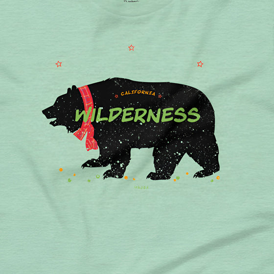 Cali Bear Wilderness Holiday T-shirt - inked3 T-shirt