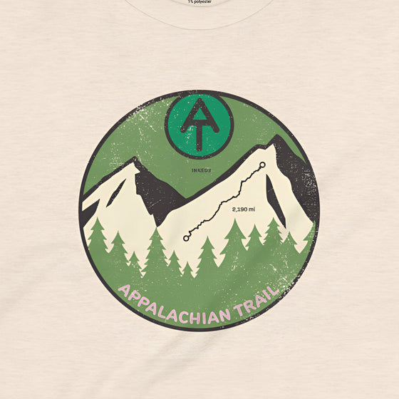 Appalachian Trail / Forest Green - Relaxed Fit T-Shirt - inked3 T-shirt