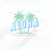 Ocean Vibes Aloha / Holiday Green Palm - Women's Relaxed T-Shirt - inked3 T-shirt