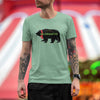 Cali Bear Wilderness Holiday T-shirt - inked3 T-shirt Heather Prism Mint / S