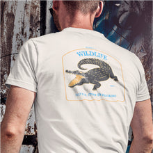  Florida Wildlife / Yellow Bite - Back Print Design T-shirt - inked3 T-shirt Heather Dust / S